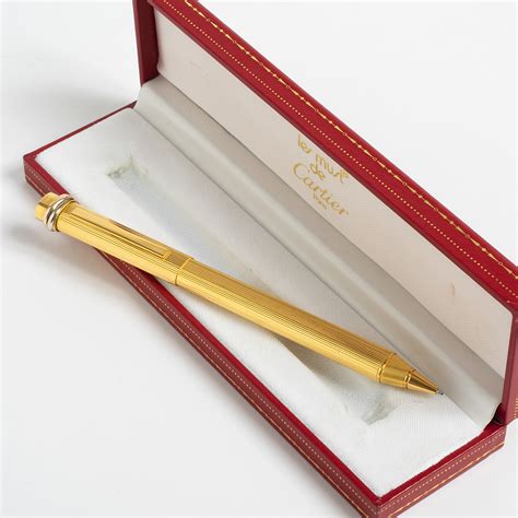 must de cartier gold pen